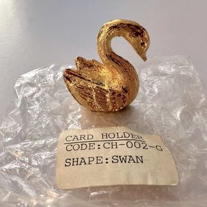Swan Shaped Table Card Holder | New